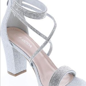 Beautiful silver heels